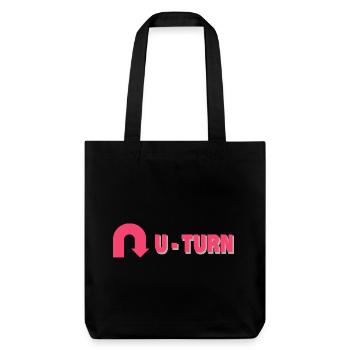 U-TURN - Stanley/Stella Heavyweight Recycled Tote Bag - black - Front