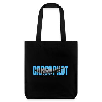 Cargo pilot C-124C - Stanley/Stella recycelter Heavyweight Stoffbeutel - Schwarz - Vorne
