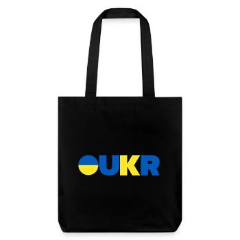 Ukraine - Tote bag épais recyclé Stanley/Stella - noir - Devant