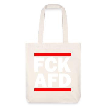 Fuck afd - Stanley/Stella Heavyweight Recycled Tote Bag - natural white - Front