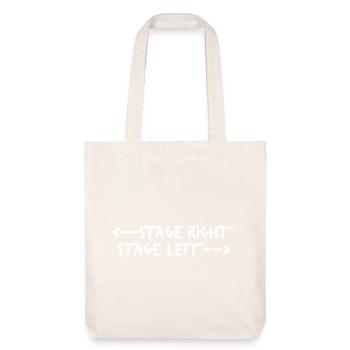 scène droite étape gauche Blanc - Tote bag épais recyclé Stanley/Stella - blanc cassé - Devant