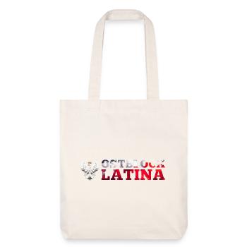 Ostblock Latina Polin Polen weißer Adler Geschenk - Stanley/Stella recycelter Heavyweight Stoffbeutel - Naturweiß - Vorne
