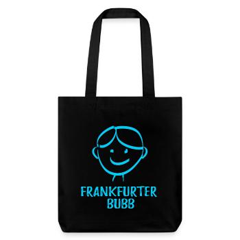 Frankfurter Bubb - Stanley/Stella recycelter Heavyweight Stoffbeutel - Schwarz - Vorne