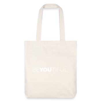 Dictons cool beyoutiful logo texte typographie - Tote bag épais recyclé Stanley/Stella - blanc cassé - Devant