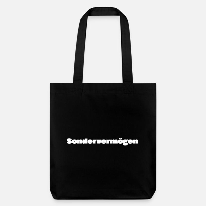 Sondervermögen - Stanley/Stella recycelter Heavyweight Stoffbeutel - Schwarz