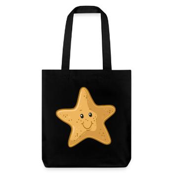 étoile de mer - Tote bag épais recyclé Stanley/Stella - noir - Devant