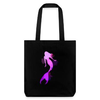 Sirène don mer natation créatures fabuleuses - Tote bag épais recyclé Stanley/Stella - noir - Devant