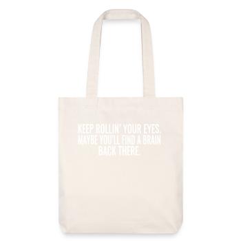 dictons drôles - Tote bag épais recyclé Stanley/Stella - blanc cassé - Devant