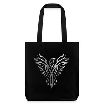 Phoenix argent - Tote bag épais recyclé Stanley/Stella - noir - Devant