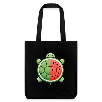 Natures Sweet Blend Watermelon Turtle - Stanley/Stella Heavyweight Recycled Tote Bag - black - Front