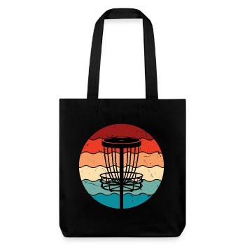 Disc Golf - Tote bag épais recyclé Stanley/Stella - noir - Devant