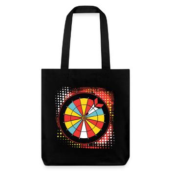 Dart Skizze - Stanley/Stella recycelter Heavyweight Stoffbeutel - Schwarz - Vorne