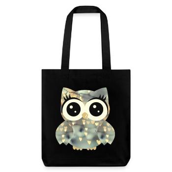 Owl Glory - Stanley/Stella Heavyweight Recycled Tote Bag - black - Front