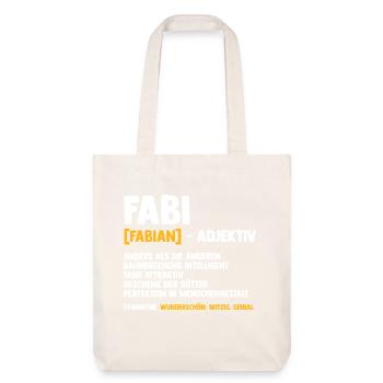 Fabian - Stanley/Stella Heavyweight Recycled Tote Bag - natural white - Front