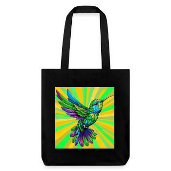 colibri - Tote bag épais recyclé Stanley/Stella - noir - Devant