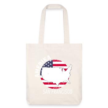 San Francisco - Stanley/Stella Heavyweight Recycled Tote Bag - natural white - Front