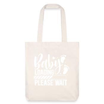 Baby lädt Babes Frauen Mutter Design Neugeborenes - Stanley/Stella recycelter Heavyweight Stoffbeutel - Naturweiß - Vorne
