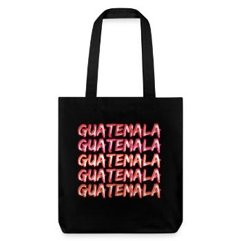 Reise Guatemala - Stanley/Stella recycelter Heavyweight Stoffbeutel - Schwarz - Vorne