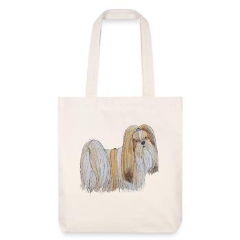 Plaisir de Lhassa Apso - Tote bag épais recyclé Stanley/Stella - blanc cassé - Devant