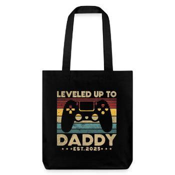 Promu papa en 2025 - Tote bag épais recyclé Stanley/Stella - noir - Devant