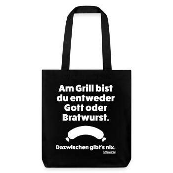  - Tote bag épais recyclé Stanley/Stella - noir - Devant