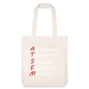 ATSEM - Tote bag épais recyclé Stanley/Stella - blanc cassé - Devant