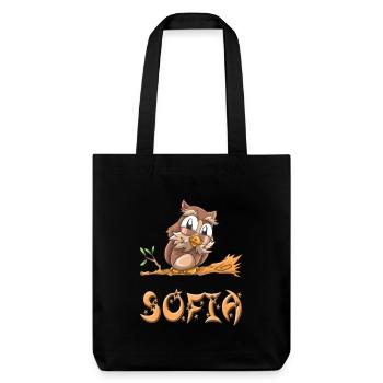 Owl Sofia - Tote bag épais recyclé Stanley/Stella - noir - Devant