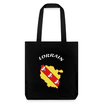 Lorraine - Stanley/Stella recycelter Heavyweight Stoffbeutel - Schwarz - Vorne