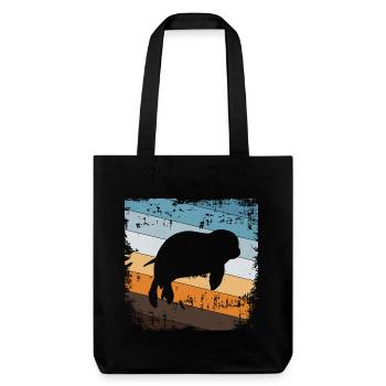 Seal - Stanley/Stella Heavyweight Recycled Tote Bag - black - Front