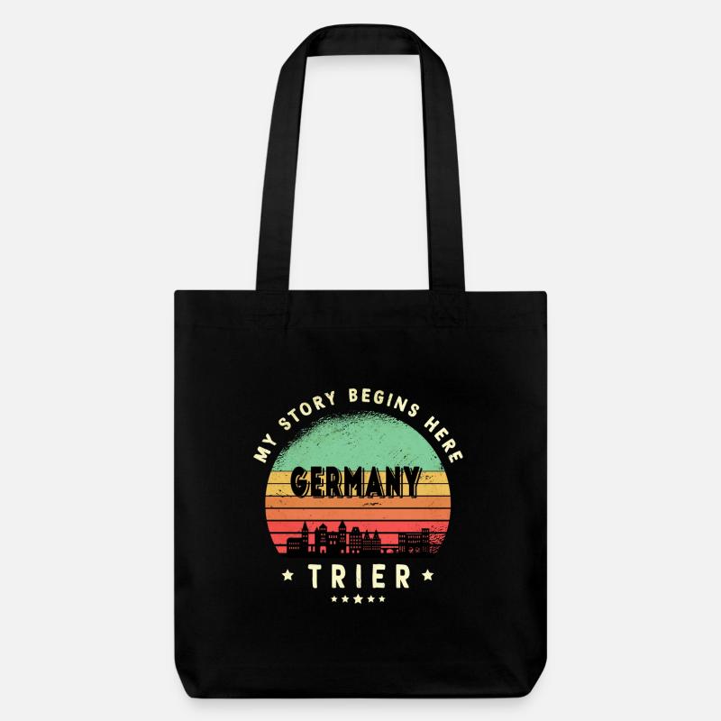 Skyline de Trèves - Tote bag épais recyclé Stanley/Stella - noir