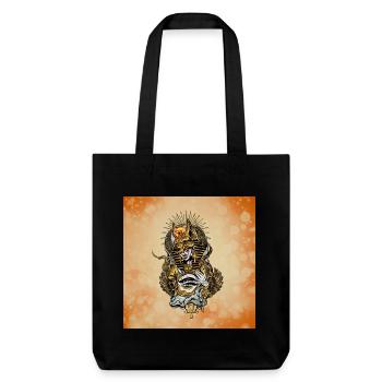 Anubis mask with the all-seeing eye - Stanley/Stella Heavyweight Recycled Tote Bag - black - Front