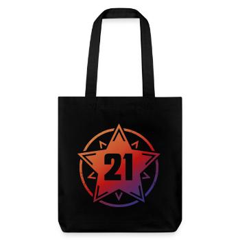 Superstar 21 - Tote bag épais recyclé Stanley/Stella - noir - Devant