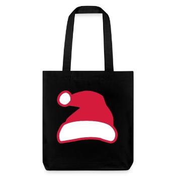 Père Noël - Tote bag épais recyclé Stanley/Stella - noir - Devant