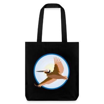 Pélican - Tote bag épais recyclé Stanley/Stella - noir - Devant