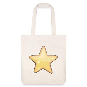 Illustration étoile dorée pour vêtements - Tote bag épais recyclé Stanley/Stella - blanc cassé - Devant