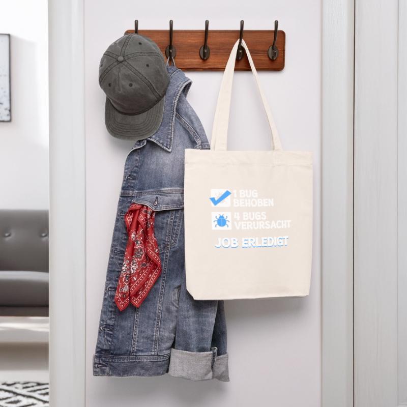 Développeur Coden skripting bugs debug correction de bugs Tote bag épais recyclé Stanley/Stella