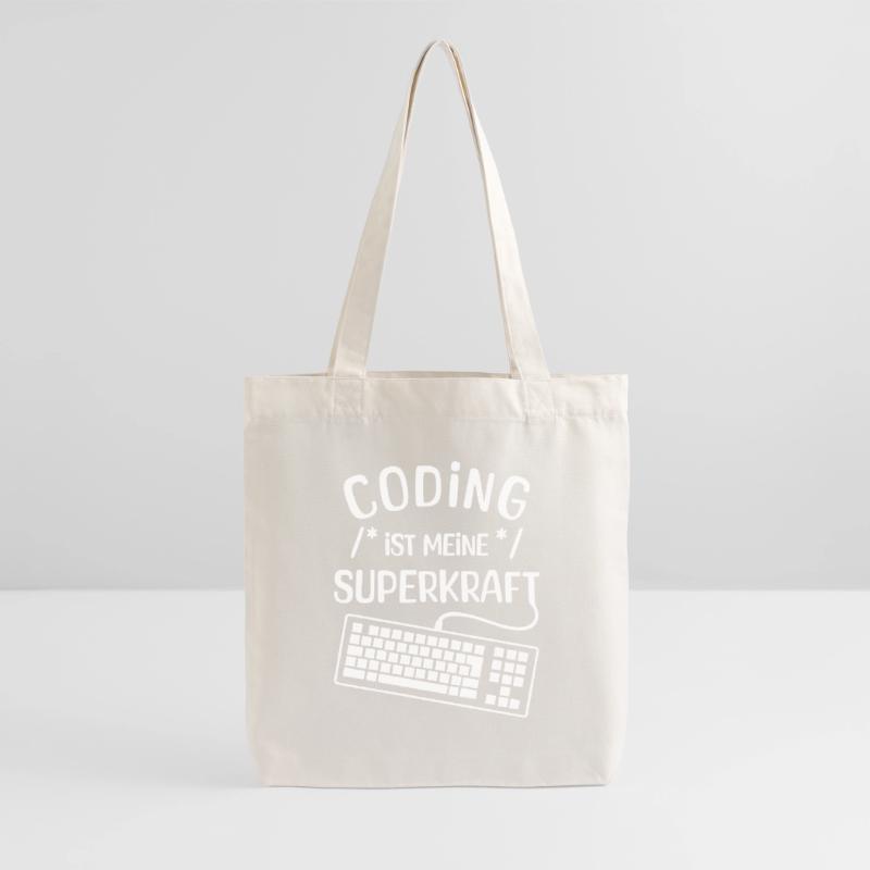 Instruction de script de code Développeur Computergeek Tote bag épais recyclé Stanley/Stella