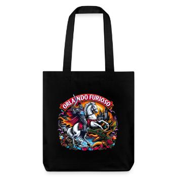 Chevalier Orlando Furioso - Tote bag épais recyclé Stanley/Stella - noir - Devant