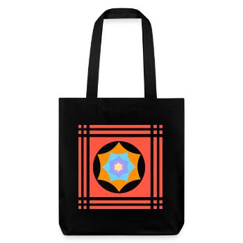 Colour games with a star - Stanley/Stella Heavyweight Recycled Tote Bag - black - Front