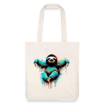 Sloth - Stanley/Stella Heavyweight Recycled Tote Bag - natural white - Front