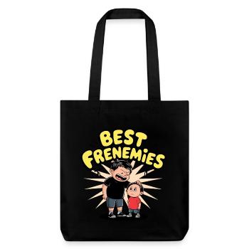 Frenemies - Sibling Love & Rivalry - Stanley/Stella Heavyweight Recycled Tote Bag - black - Front