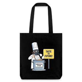 Goûtez à l’avenir ! - Tote bag épais recyclé Stanley/Stella - noir - Devant