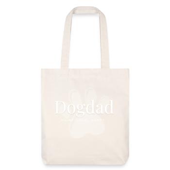 dogdad – Poilu. Fort. Content. - Tote bag épais recyclé Stanley/Stella - blanc cassé - Devant