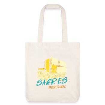 Sagres Algarve Kapelle Illustration - Stanley/Stella recycelter Heavyweight Stoffbeutel - Naturweiß - Vorne
