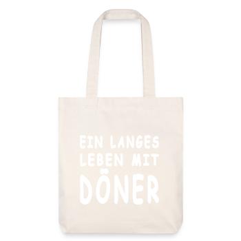 Döner - Stanley/Stella recycelter Heavyweight Stoffbeutel - Naturweiß - Vorne