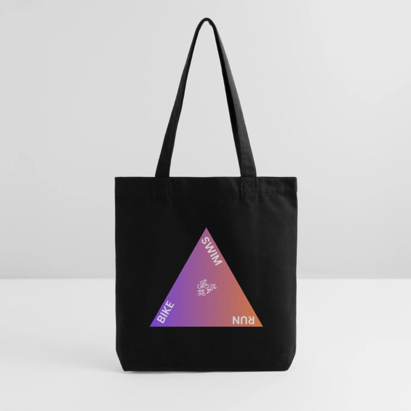 Triathlon Triangle Gradient Stanley/Stella Heavyweight Recycled Tote Bag