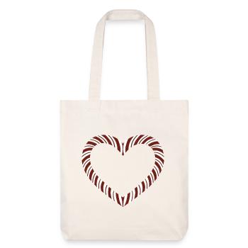Cœur de canne d’orge - Tote bag épais recyclé Stanley/Stella - blanc cassé - Devant