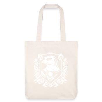 Suricate héraldique - Tote bag épais recyclé Stanley/Stella - blanc cassé - Devant