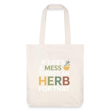 Spécialiste botanique clinique certifié en vêtements - Tote bag épais recyclé Stanley/Stella - blanc cassé - Devant