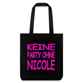 Nicole - Tote bag épais recyclé Stanley/Stella - noir - Devant
